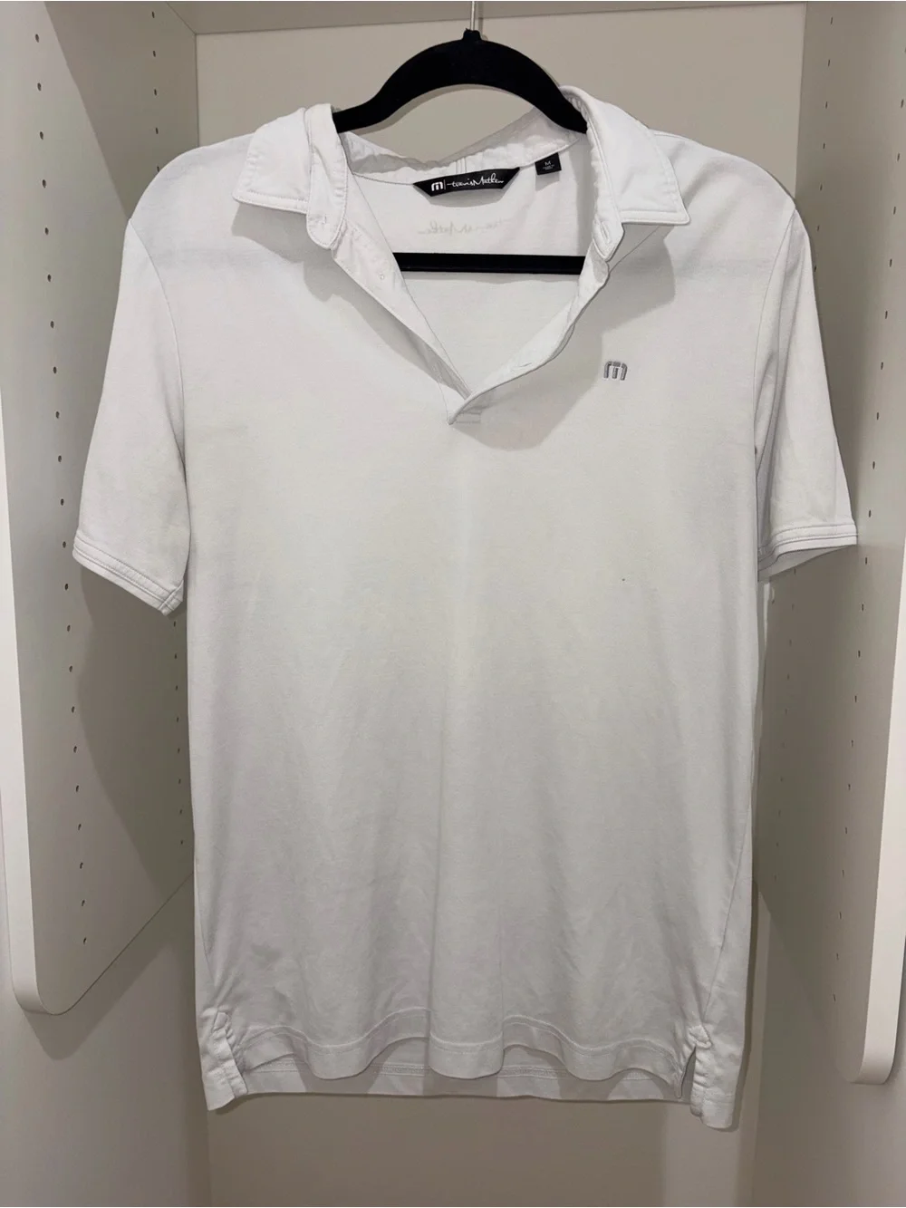 Travis Matthew Men's White Polo Shirt